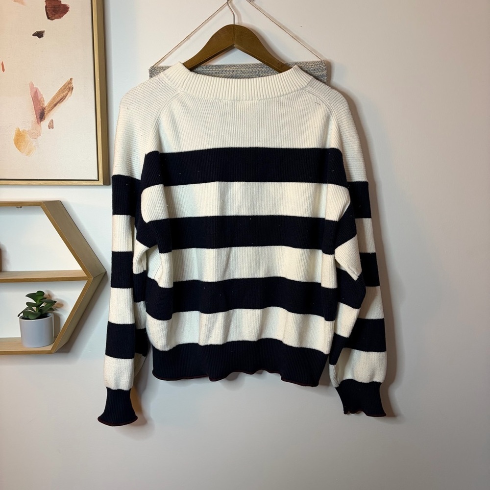 Scotch & Soda Women's Ribbed Mock Neck Pullover Sweater XXL - Picture 4 of 8